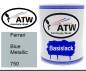 Preview: Ferrari, Blue Metallic, 750: 1L Lackdose, von ATW Autoteile West.